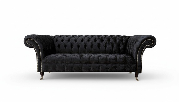 Sofa Luxus Textil Chesterfield Couch Sofas Polster Zweisitzer Couchen