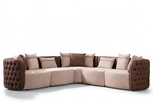 Sofa MÃ¶bel Wohnlandschaft Luxus Modern Eckgarnitur Ecksofa L-form Polster