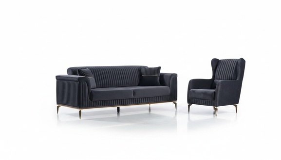 Sofa Sofagarnitur Wohnlandschaft Couch Sitzgarnitur PolstermÃ¶bel Sitzgruppe 3+1
