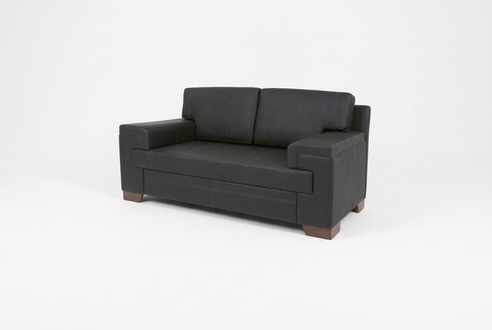 Sofa Zweisitzer Schwarz TextilmÃ¶bel BÃ¼ro Sitzer Polstersofas Office