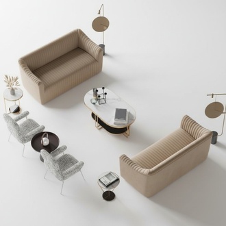 Sofagarnitur 2+2 Sitzer Wohnlandschaft Sofas Sofa Sitz Design Couch Lounge MÃ¶bel