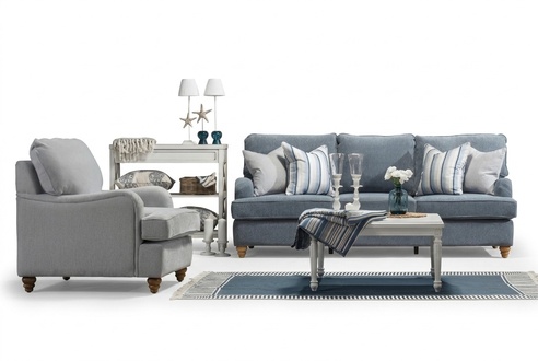 Sofagarnitur 2tlg Wohnzimmer Einrichtung Dreisitzer Sofa Luxus Sessel Neu