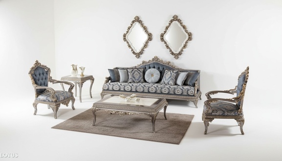 Sofagarnitur 3+1+1 Sitzer Luxus MÃ¶bel Sofagarnitur Couch Sofa Polster 3tlg Neu