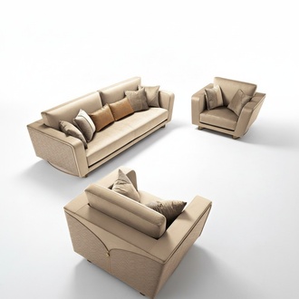 Sofagarnitur 311 Sitzer Set Design Sofa Polster Couchen Leder Italienische MÃ¶bel