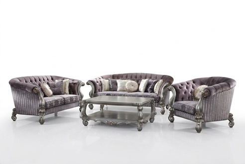 Sofagarnitur 3+2+1 Sitzer Wohnlandschaft Sofa Couch Polster Deko Garnitur