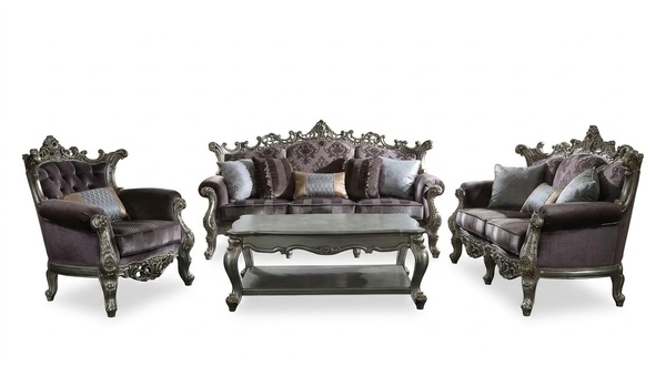 Sofagarnitur 3+2+1 Sitzer Design Sofa Polster Couchen Couch Luxus Barock