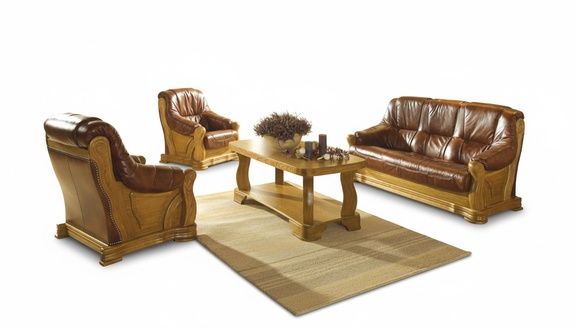 Sofagarnitur 3+2+1 Sitzer Klassischer Wohnlandschaft Sofas Couchen Polster