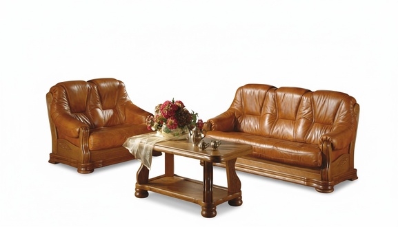 Sofagarnitur 3+2+1 Sitzer Klassischer Wohnlandschaft Sofas Couchen Polster Neu