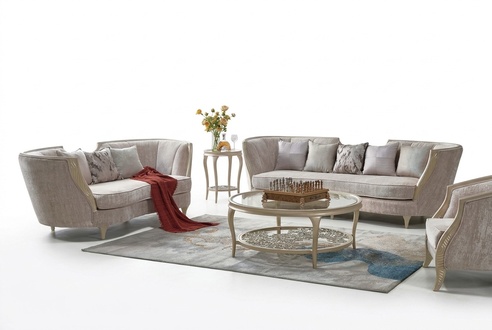 Sofagarnitur 3+2 Sitzer Neu Set Design Sofas Polster Couchen Textil