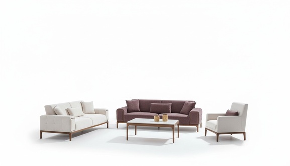 Sofagarnitur 3+3+1 Sitzer + Couchtisch 4tlg Set Polster MÃ¶bel Sofa Couch