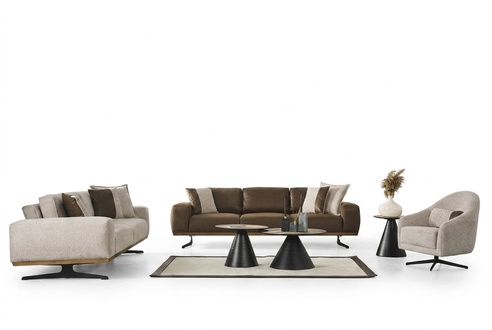 Sofagarnitur 4+3+1 Sitz Luxus MÃ¶bel Sofas Wohnzimmer Couch Sofa 3tlg
