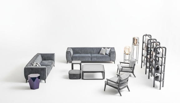 Sofagarnitur 431 Sitzer Sofas Sessel Luxus Garnitur xxl Stoff Sofa MÃ¶bel