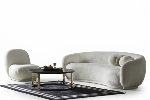 Sofagarnitur Garnitur Stoffsofa WeiÃ Polstersofa Modern Set 2tlg Sofa