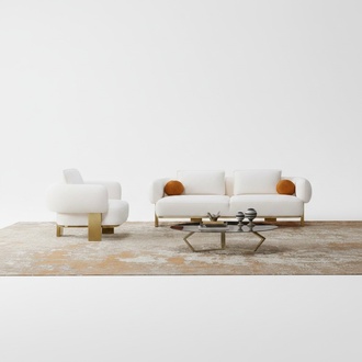 Sofagarnitur Komplette Couchgarnitur WeiÃ Sitzer Polstersofa Stoffsofa