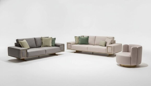 Sofagarnituren Wohnzimmer 4+1+1 Set Sofagarnitur Modernen Design MÃ¶bel