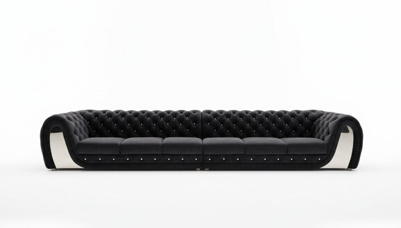 Sofas 6 Sitzer Textil Big Xxl Wohnzimmer Stoff Neu Sofa Couch Polsterung MÃ¶bel