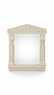 Spiegel Relief Antik Stil Rahmen Klassischer Bad Flur Glas Design Bild
