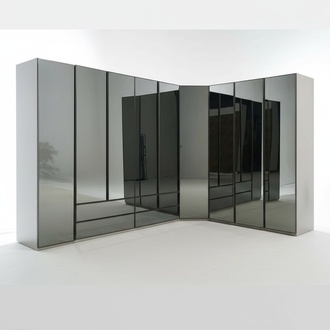Spiegelschrank Eckschrank Schlafzimmer Kleiderschrank Luxus SchrÃ¤nke MÃ¶bel Glas
