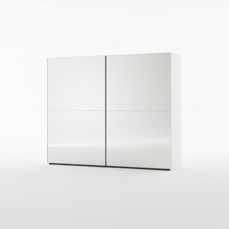 Spiegelschrank Kleiderschrank SchwebetÃ¼ren SchrÃ¤nke Holz Design Modern Schrank