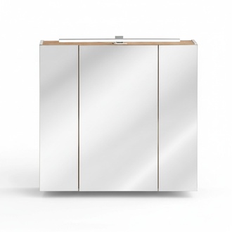 Spiegelschrank Wandschrank Badezimmerschrank mit Spiegel 80 cm Deko LED