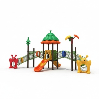 Spielplatz fÃ¼r Kinder mit Rutschen Outdoor Unterhaltung Kinder SpielplÃ¤tze
