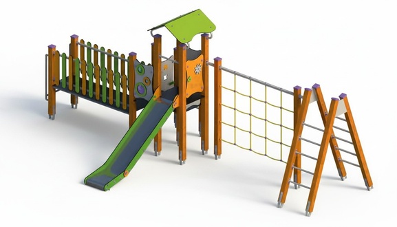 Spielplatz KlettergerÃ¼st Spielbereich Freien Abenteuerspielplatz Hochwertigkeit