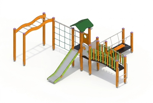 Spielplatzanlage Spielzone Spielpark Rutschbahn Spielbereich BewegungsflÃ¤che