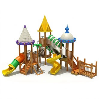Spielturm mit Labyrinth Kletterturm Kinderspielplatz mit Rutschen SpielplÃ¤tze