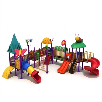 Spielturm Rutsche Kletterturm Kunststoff Spielhaus Kinder Outdoor SpielplÃ¤tze