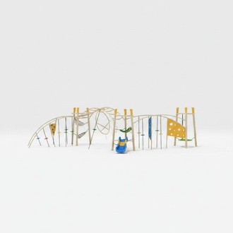Sportplatz fÃ¼r Kinder Holz Kletterturm Outdoor mit Rutsche Neu