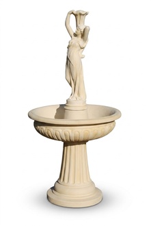Springbrunnen Froschbrunnen Brunnen 184cm Steinbrunnen Gartenbrunnen Fontaine