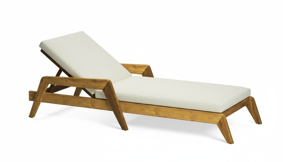 Stilvoller Liegestuhl Designer Terrassen Chaiselongue Edle GartenmÃ¶bel