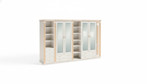 Stilvoller WeiÃer Schlafzimmer Kleiderschrank Stauraum GroÃer Schrank
