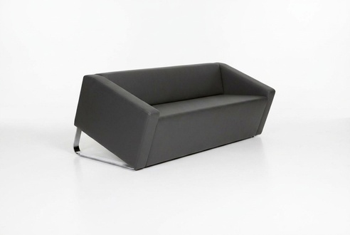 Stilvolles Sofa BÃ¼ro Dreisitzer Textilcouch WohnzimmermÃ¶bel