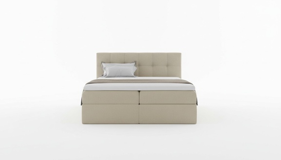 Stoff Boxspringbett Textil Design Doppel Hotel Schlafzimmer Modern Bett Betten