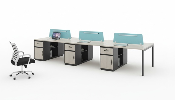 TeambÃ¼rotisch Tisch Schreibtisch Co Working Gemeinschaftsschreibtisch 6 Personen