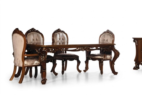 Tisch Esszimmertisch Esstisch Esszimmer Holz Tische Barock Ess Luxus MÃ¶bel Neu