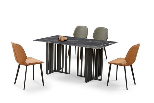 Tisch Stuhl Esszimmer MÃ¶bel Lehnstuhl Set Garnitur Gruppe Tische 5tlg.