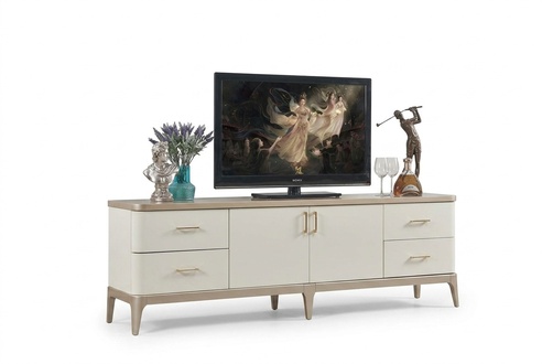 TV Schrank Lowboard MÃ¶bel SchrÃ¤nke Wohnzimmer Sideboard WeiÃ Kommode