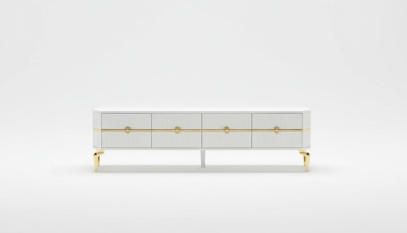 Wohnzimmer tv StÃ¤nder MÃ¶bel rtv Fernseher Stil Modern WeiÃ Luxus Holz