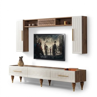 TV StÃ¤nder Sideboard Anrichte Schrank Wohnzimmer Holz Sideboards MÃ¶bel