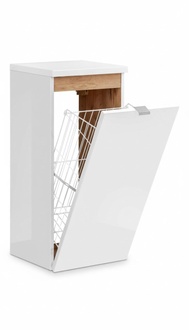 Universelle HÃ¤ngeschrank Schrank Dekorative BadmÃ¶bel mit einem WÃ¤schekorb