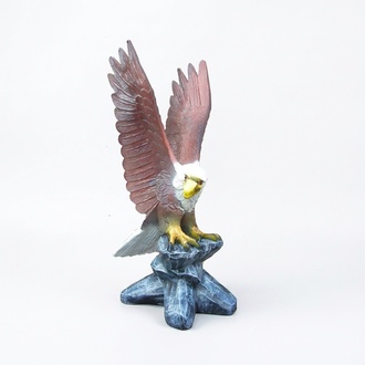 USA Adler Falke Abstrakte moderne Statue Figur Greifvogel Garten Deko