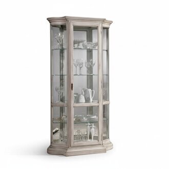 Vitrine Glasschrank WeiÃ Luxus Italienische MÃ¶bel Vitrinen Wohnzimmer