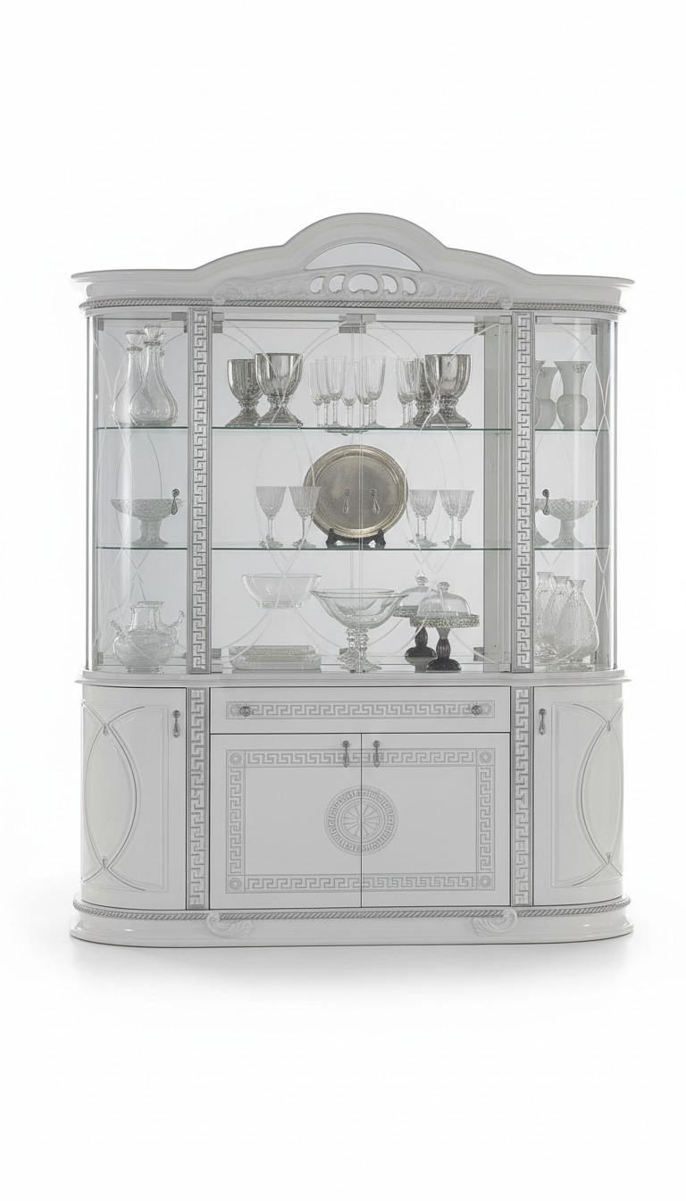 Vitrine Holz Schrank Klassische Design Vitrinen Holz SchrÃ¤nke Wohnzimmer