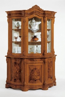 Vitrine Italienische Luxus MÃ¶bel Vitrinen Anrichte Schrank Glas Design SchrÃ¤nke