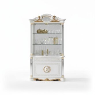 Vitrine Italienische Luxus MÃ¶bel Vitrinen Kommodenschrank Glas Design