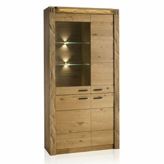 Vitrine Schrank Kommode Wohnzimmer Glas Regal Vitrinen Regale Deko Holz