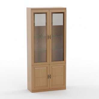 Vitrine Vitrinen Schrank Glasschrank Deko Wohnzimmer Regal Holz Schrank