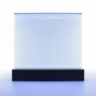 Wandpaneel mit Wasserblasen LED Wasserwand Designer Dekorative Wasser Wand